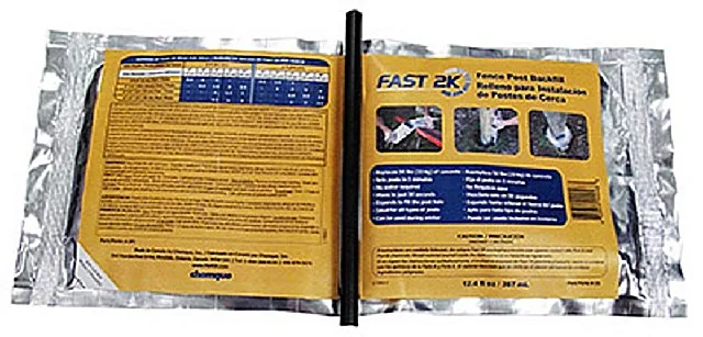 «FAST2k» поступает в продажу в пакетах 1,1 кг, что с лихвой заменит два мешка обычного цемента