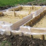 Опалубка для фундамента