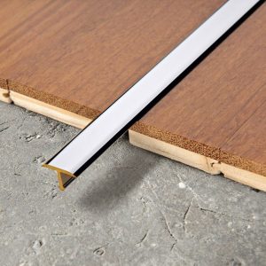 Т-образный порог из латуни, хромированный