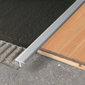 Т-образный профиль из алюминия для пола 