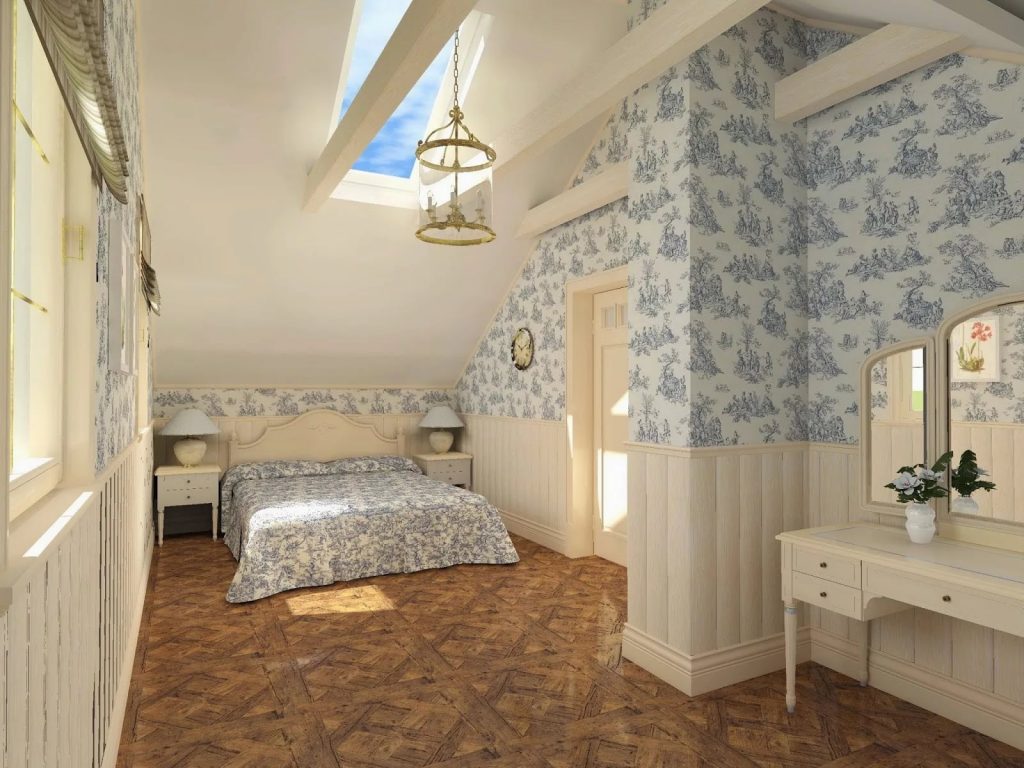 Используется простая мебель