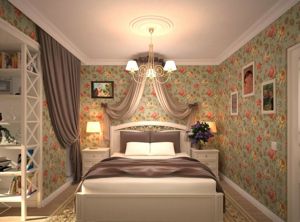 Цветы – это основной принт для стен