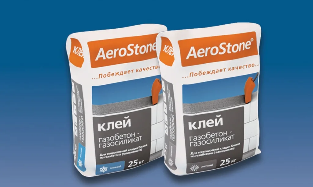 Специальный клей для кладки газоблоков