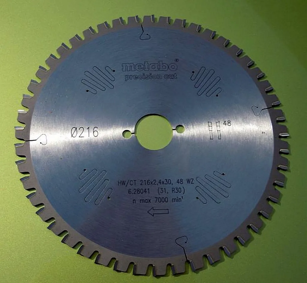Metabo Precision Cut 190×2.2×30мм, HM WZ=48