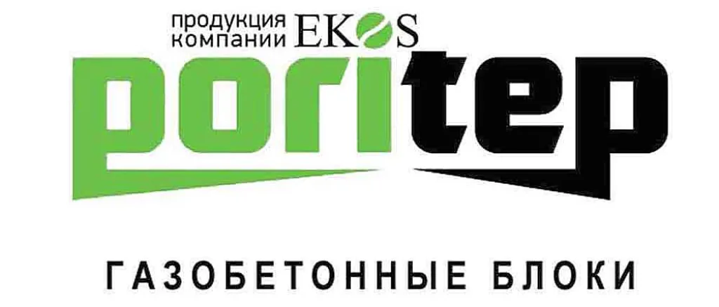 Логотип бренда газобетонных изделий «Poritep»