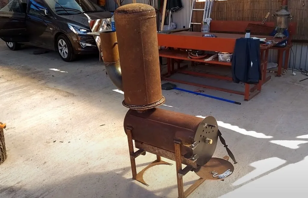  Печь из газового баллона своими руками