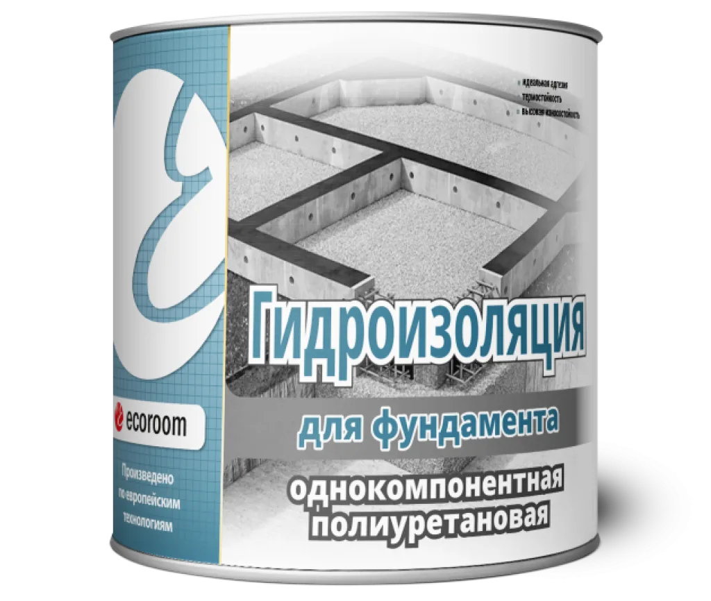 Гидроизоляция для фундамента ECOROOM 10 кг