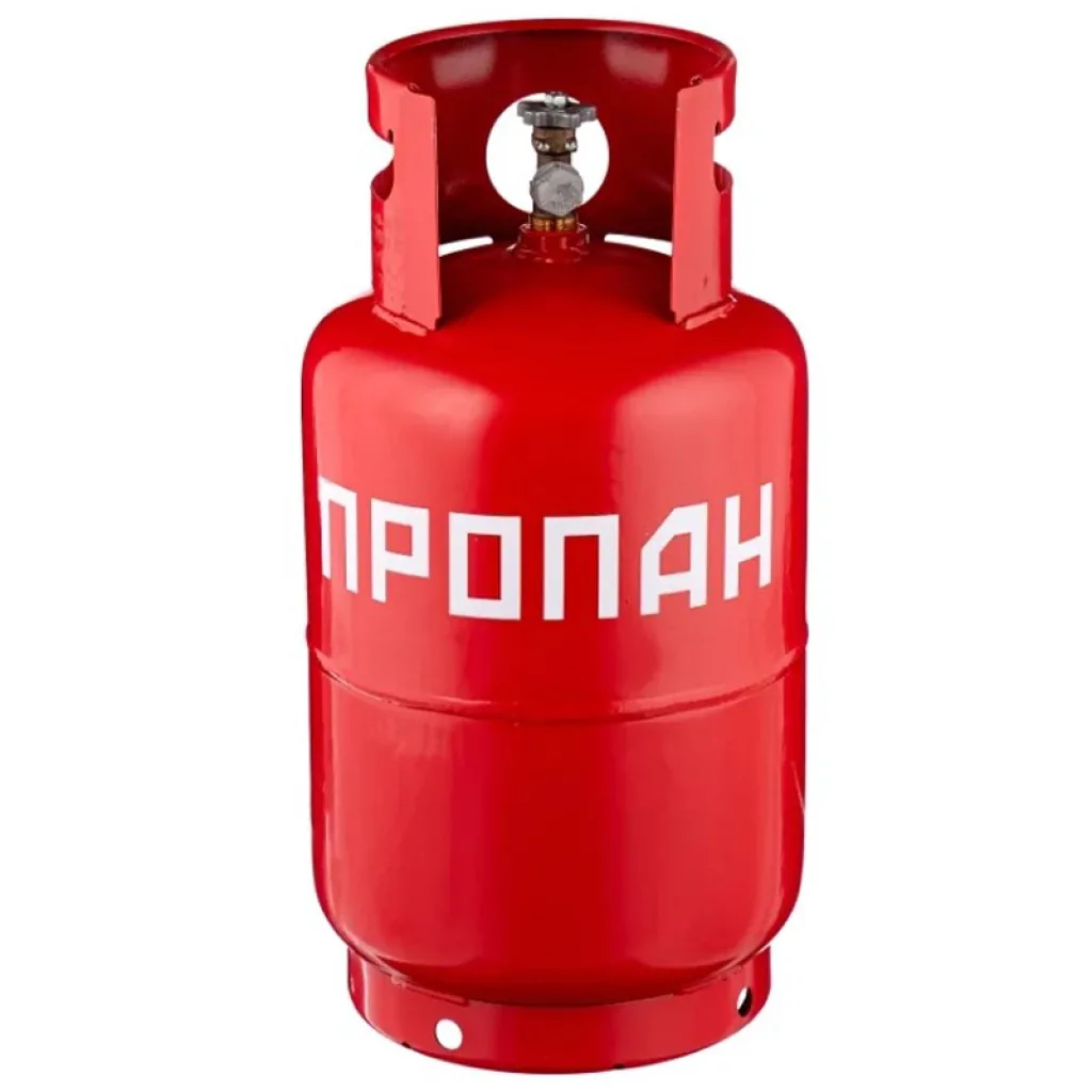 Газовый баллон NOVOGAS 27 л с предохранительным клапаном стальной