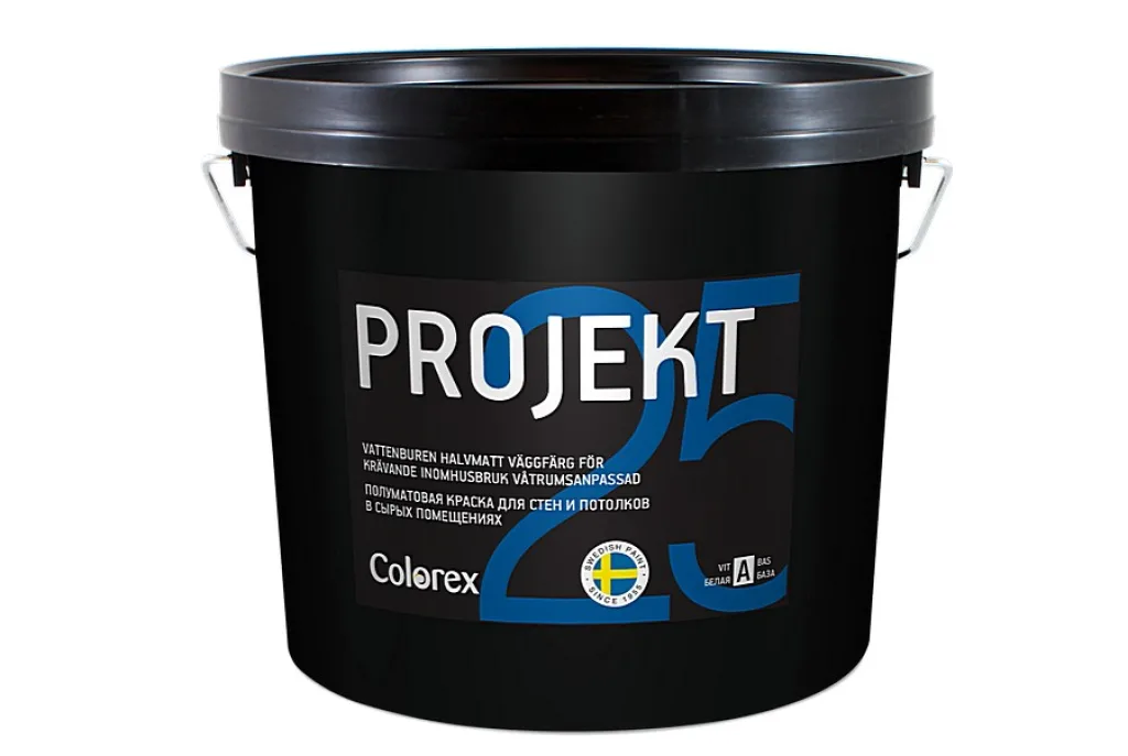 Краска COLOREX PROJEKT 25 AQ