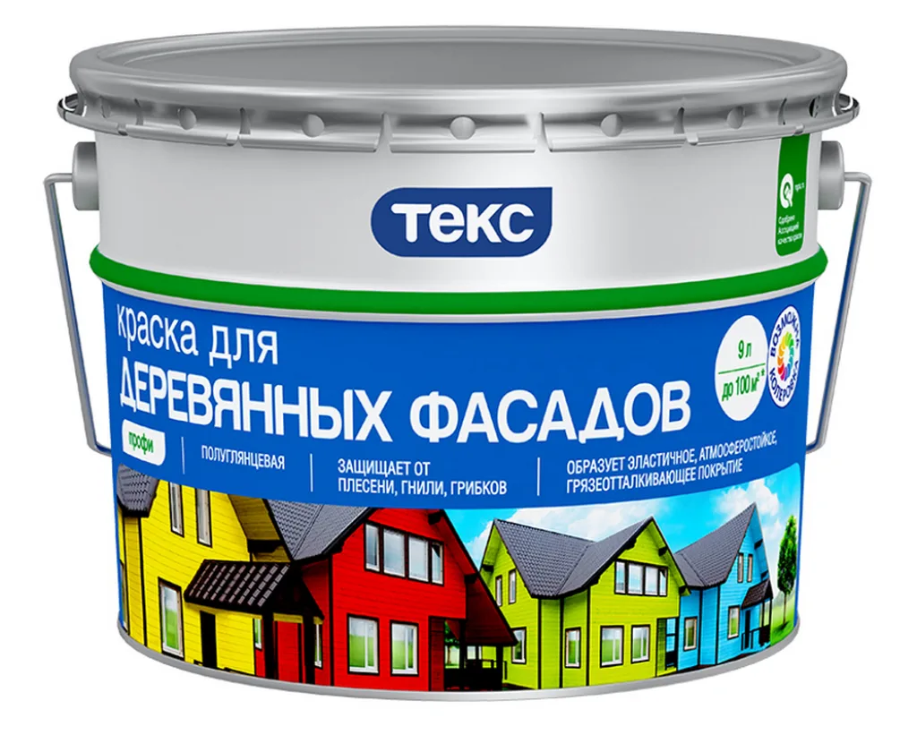 Краска фасадная TEKC Профи для деревянных фасадов