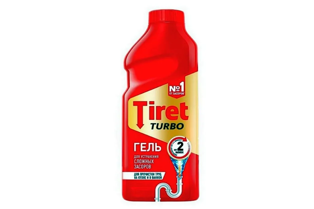 Гель для устранения сложных засоров «Tiret Turbo»