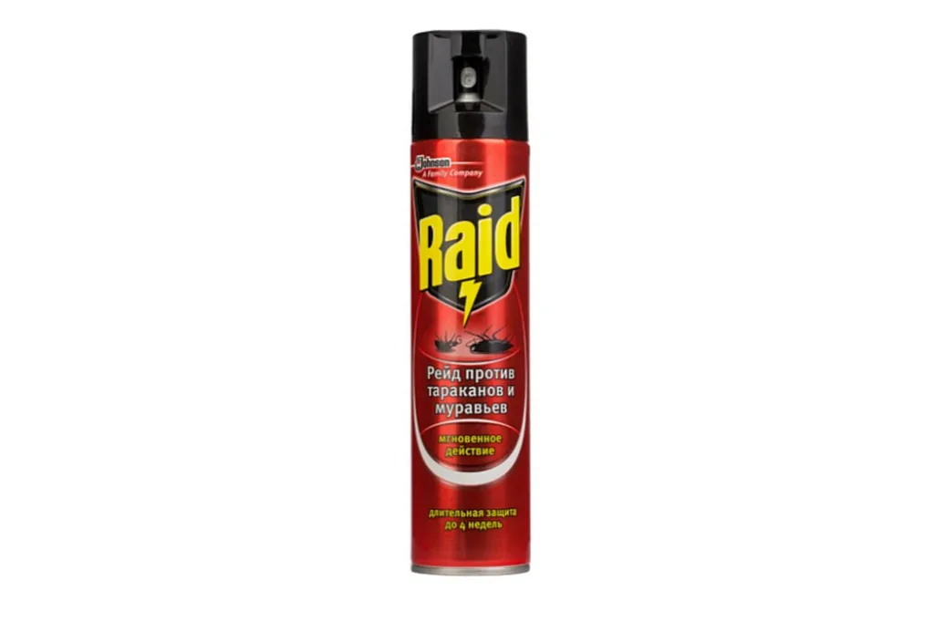 Аэрозоль RAID против тараканов и муравьев