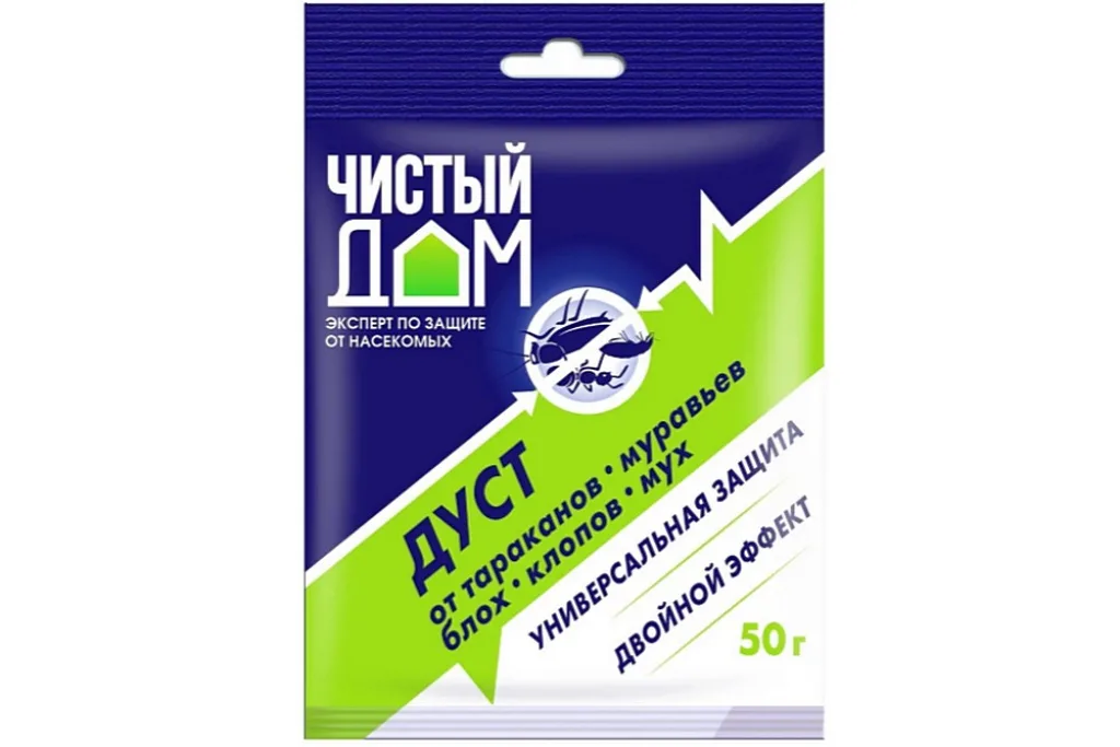 Порошок ЧИСТЫЙ ДОМ «Дуст от муравьев Двойной эффект»