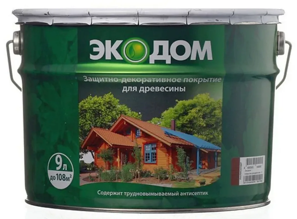 Биозащита и тонирование фасада одновременно — Биоцидная пропитка ЭКОДОМ с декоративным эффектом