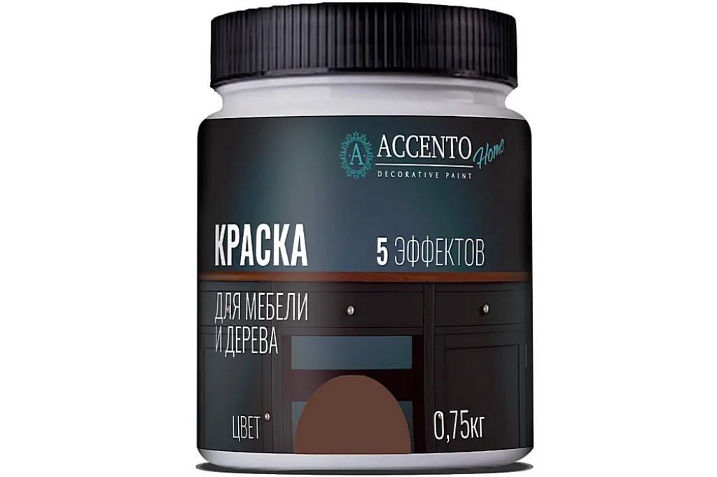 ACCENTO HOME Краска акриловая для мебели и дерева