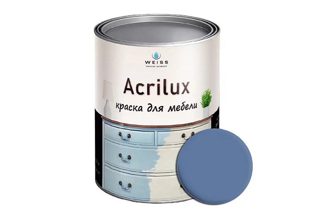 WEISS ACRILUX Краска акриловая латексная для мебели