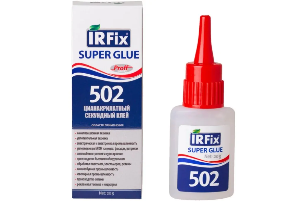 IRFIX Super Glue 502 бесцветный