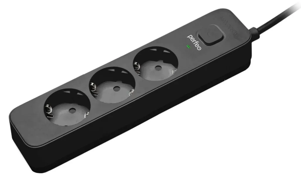 Perfeo POWER STREAM, 2500W, 3 розетки