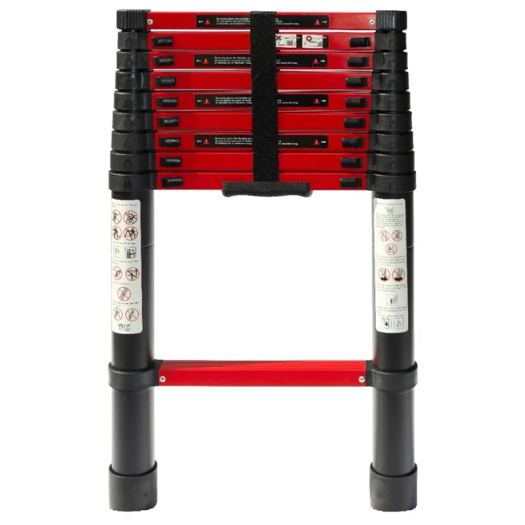 Лестница телескопическая WORKY BLACK 2,9 м 10 ступеней