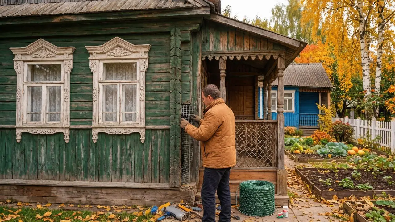 Как закрыть дачный дом на зиму, чтоб по весне не разгребать следы нашествия мышей