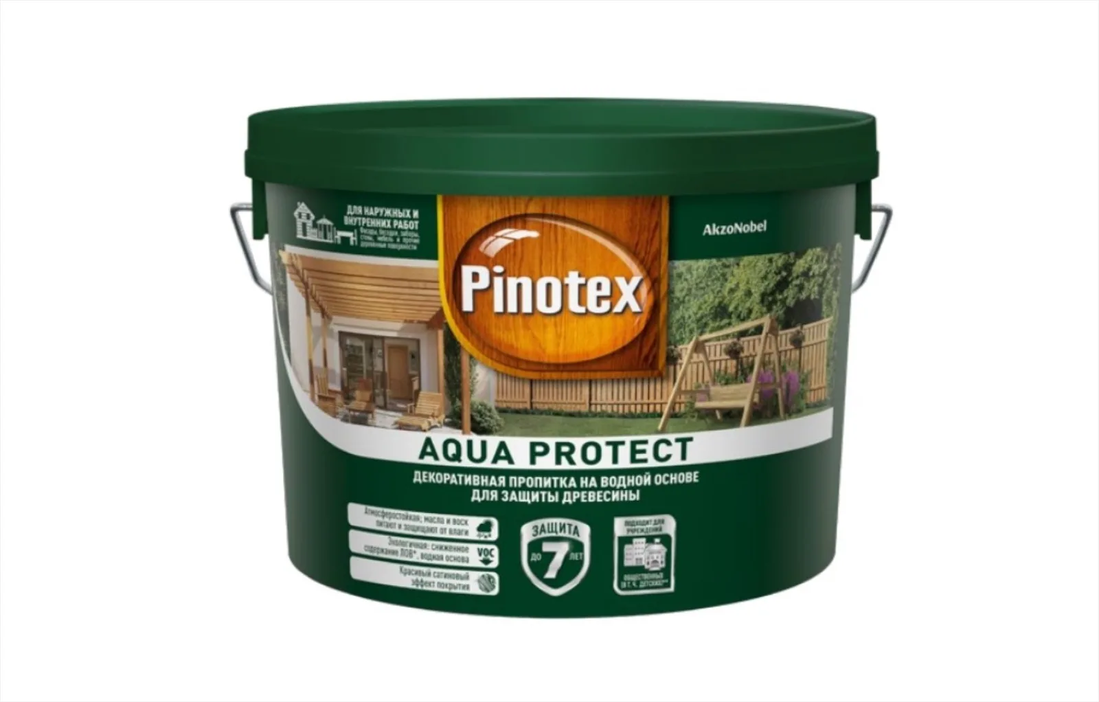 PINOTEX Aqua Protect Декоративная пропитка