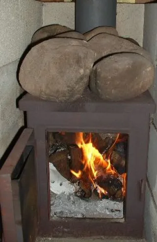 Самодельная муталлическая печь