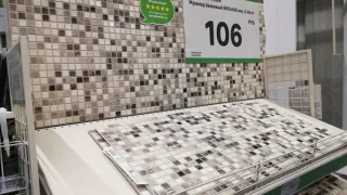 Нашла замену плитке в Леруа: как бюджетно отделать кухню