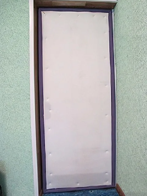 Установлено полотно утеплителя
