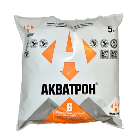 Упаковка гидроизоляции «Акватрон», 5 кг
