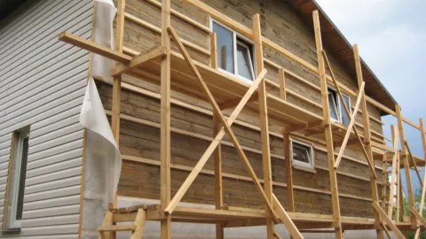 Строительные леса своими руками: делаем из дерева и металла, изучив чертежи и инструкции