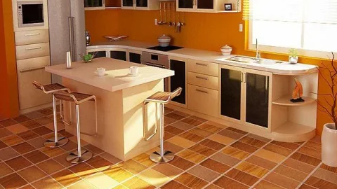 Напольное покрытие для кухни что выбрать: виды и характеристики