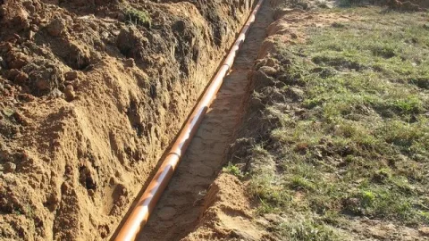 Калькулятор расчета уклона укладки канализационной трубы