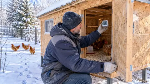 В курятнике из OSB-плит тепло даже в −30: как сделать хозпостройку без кирпича и огромных затрат