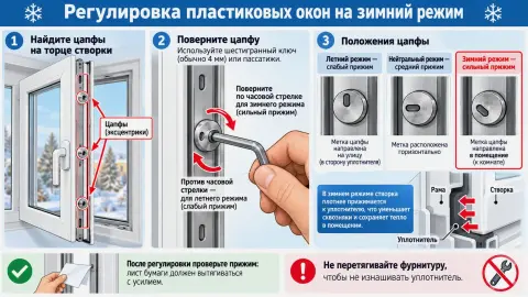 Переводим пластиковые окна в зимний режим: когда регулировка уберет сквозняк, а когда повредит уплотнитель