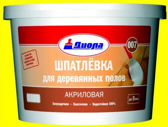 Наверно, сама удобная - акриловая шпатлевка