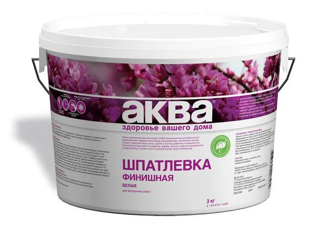 Очень удобны в работе готовые акриловые финишные шпатлевки