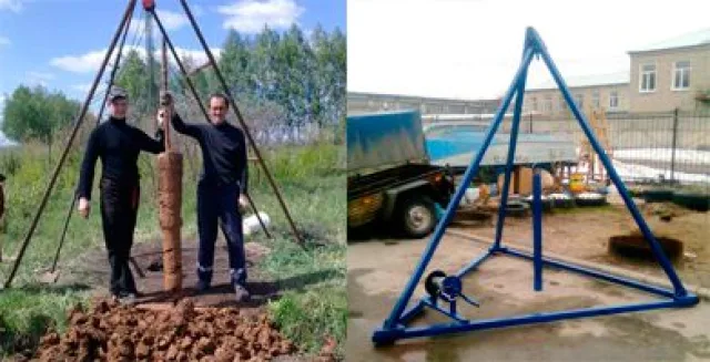 Процесс бурения скважины