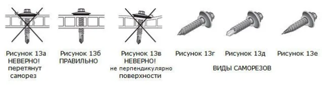 Необходимо закрепить каждый из болтов строго перпендикулярно листовому материалу, во избежание различный продавливаний поверхности листа