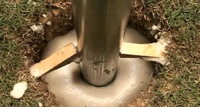 Бетонирование опор