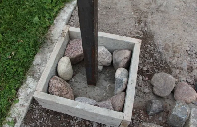 Делаем столбы