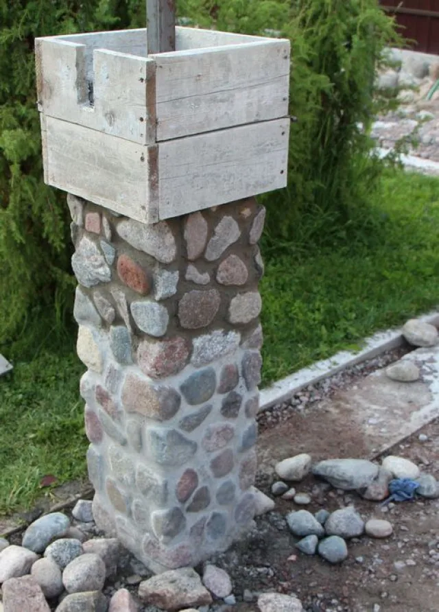 Делаем столбы