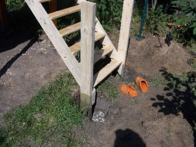 Изготовление лестницы