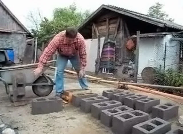 Изготовление шлакоблоков