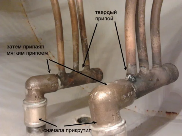Подключение теплообменника