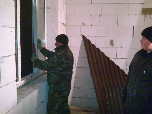 Установка окон