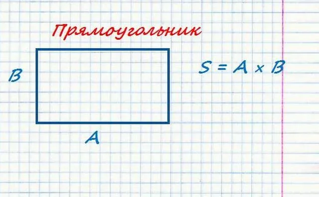 Проще не придумаешь - площадь прямоугольника