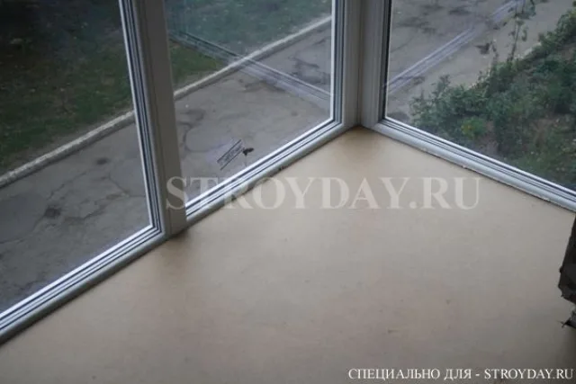 Пол на балконе своими руками