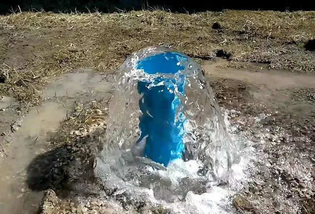 Вода из скважины тоже способна преподнести "сюрпризы"