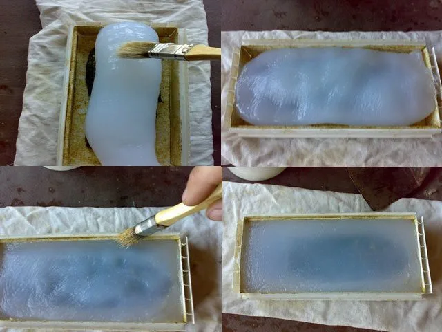 Последовательность изготовления силиконовой матрицы - продолжение
