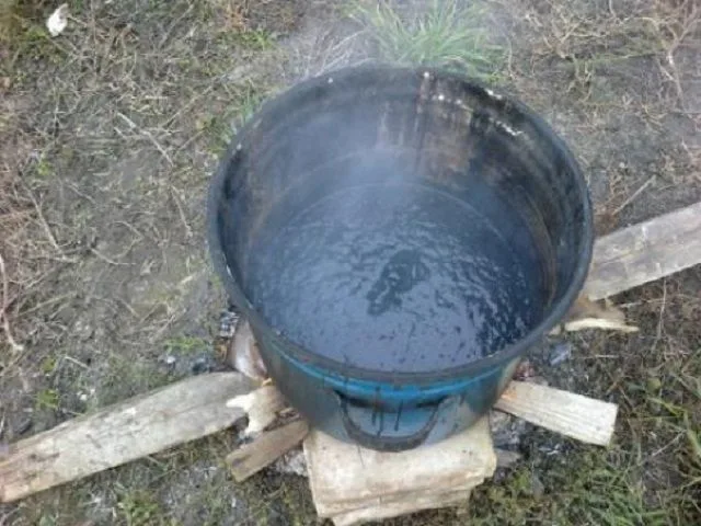 Подготовка битума для горячего нанесения